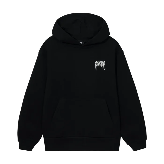 Revenge Embroidered Basic Hoodie