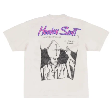 Heaven Sent Parchment Tee White