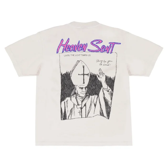 Heaven Sent Parchment Tee White