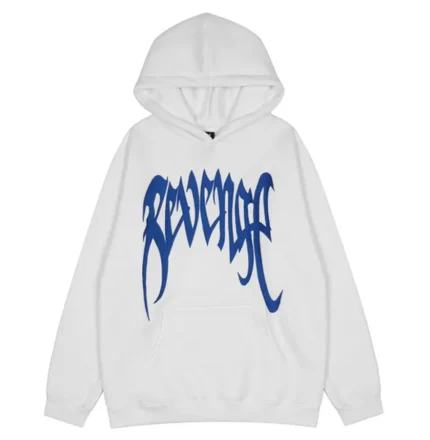 Revenge Blue Embroidered Hoodie